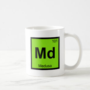 Caneca De Café Md - Medusa Gorgon Tabela Periódica de Química