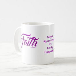 Caneca De Café MDILLONDESIGNS.COM apresenta #FAITH