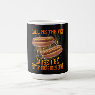 Caneca De Café Me Chame De Veterinário Porque Eu Sou Engraçado Ca