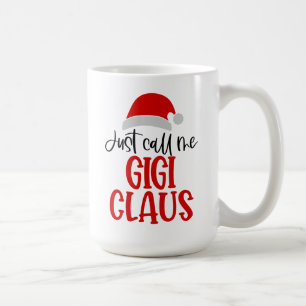 Caneca De Café Me Chame Gigi Claus-56374