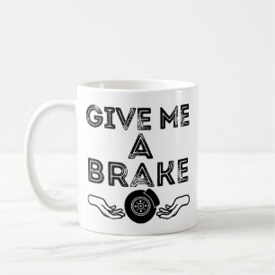 Caneca De Café Me Dê Uma Freada (Pausa) Piada Punheta Boba