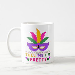 Caneca De Café Me Diga que Estou Bonito Festival de Mardi Gras