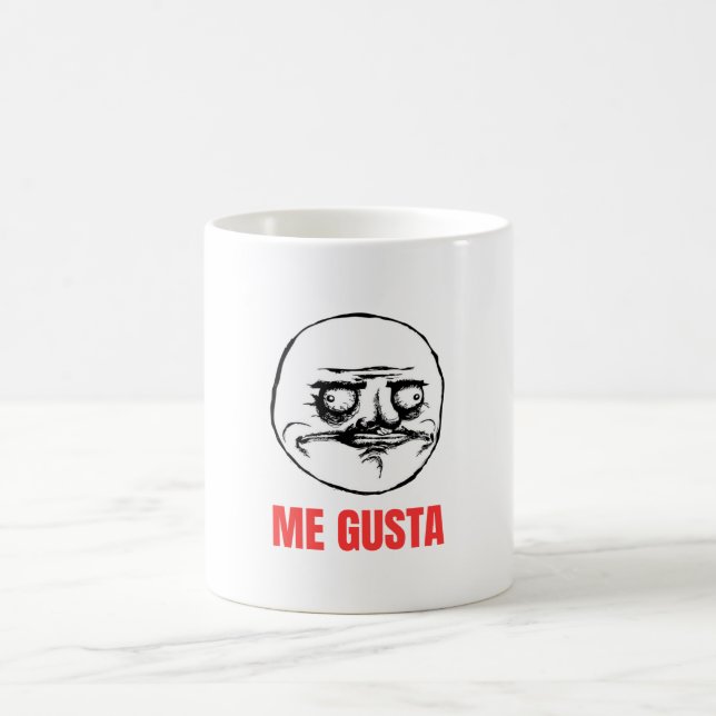 Caneca De Café Me Gusta Meme (Centro)