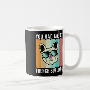 Caneca De Café Me Teve Em Francês Brincadeira De Bulldog