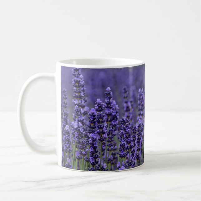 Caneca De Café Meado de lavanda roxo (Esquerda)