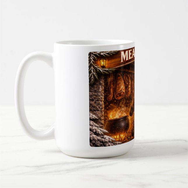 Caneca De Café Meat Hook Icelandic Yule Lad (Esquerda)