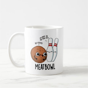 Caneca De Café Meatbowl Funny Meatball Pun