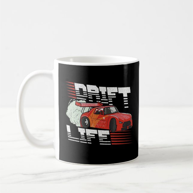 Caneca De Café Mecânica de automotores de corridas de automóveis (Esquerda)