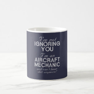 Caneca De Café Mecânico de aviões