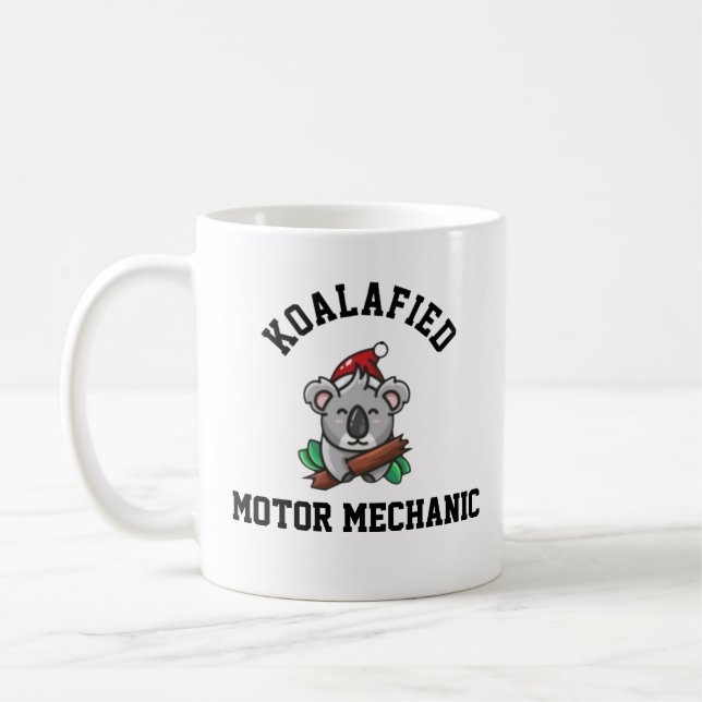 Caneca De Café Mecânico de Motores Koalafied  (Esquerda)