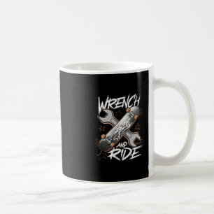 Caneca De Café Mecânico E Skatista - Skate E Chave De Fenda