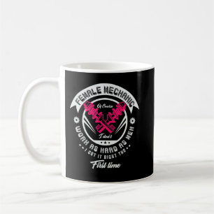 Caneca De Café Mecânico feminino, claro que não trabalho como dur