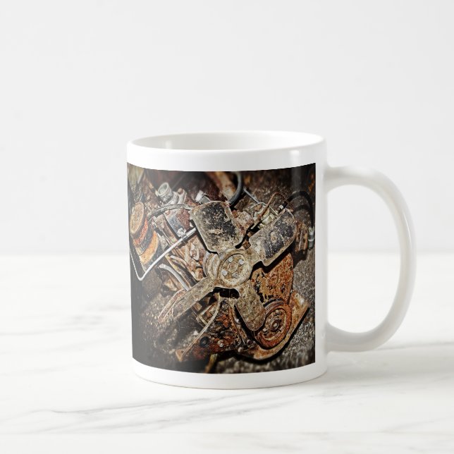 Caneca De Café Mecanismo Vintage (Direita)