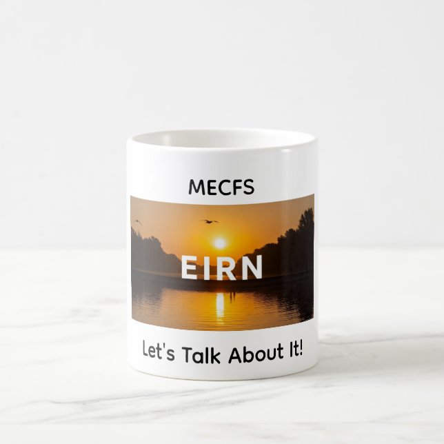 Caneca De Café MECFS Let's Talk About It! (Centro)