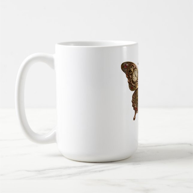 Caneca De Café Mechanical Beauty in Flight (Esquerda)