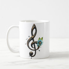 Caneca De Café Mechanical  clef 