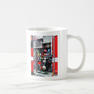 Caneca De Café Medalhas Coloridas no Caminhão de Fogo