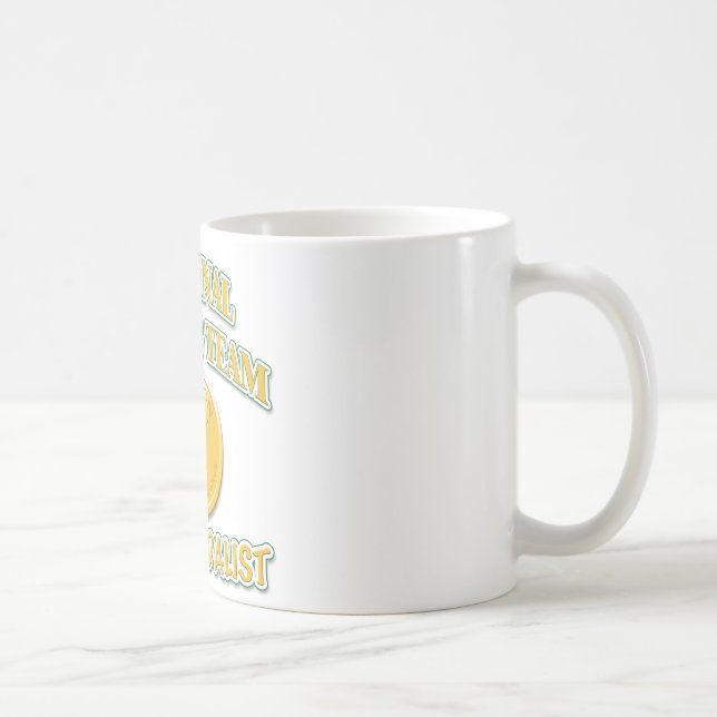 Caneca De Café Medalhista de ouro de fala nacional da equipe (Direita)