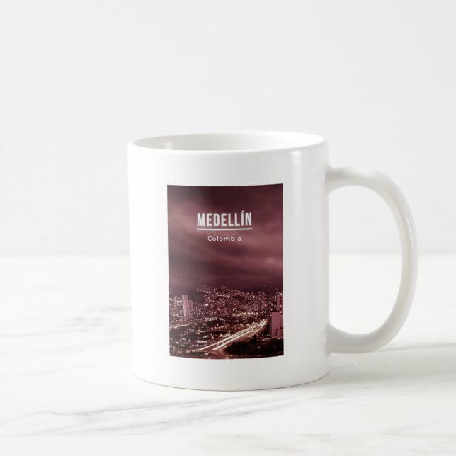 Caneca De Café Medellin Colômbia (Direita)