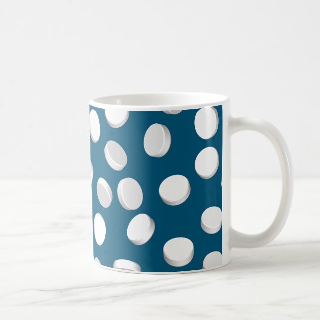 Caneca De Café medicamentos para pílulas azuis (Direita)