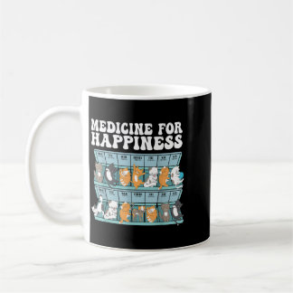 Caneca De Café Medicina de Gato Presentes Divertidos de Gato Para