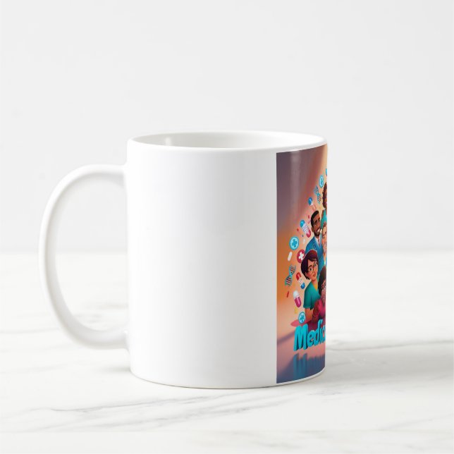 Caneca De Café Medicina Marvels Mug - Comemorar Excelência e Morr (Esquerda)