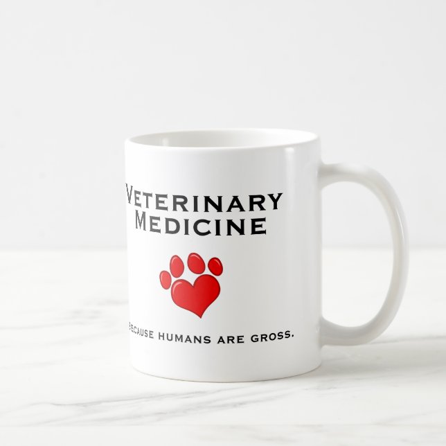 Caneca De Café Medicina veterinária (Direita)
