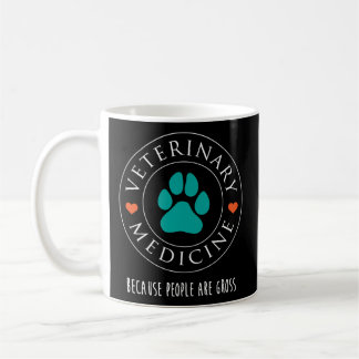 Caneca De Café Medicina Veterinária Porque As Pessoas São Vet Bru