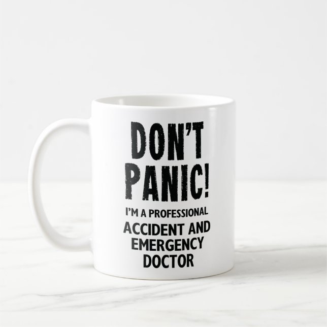 Caneca De Café Médico de Acidente e Emergência (Esquerda)