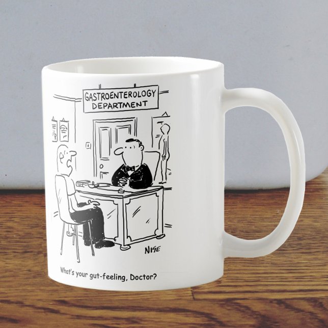 Caneca De Café Médico e Doente em Cirurgia Médica - Sensação de I (Criador carregado)