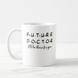 Caneca De Café Médico Futuro, Engraçado Estudante da Faculdade de