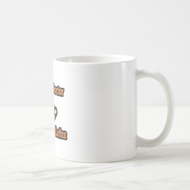 Caneca De Café Médico Instantâneo... Basta Adicionar Café (Direita)