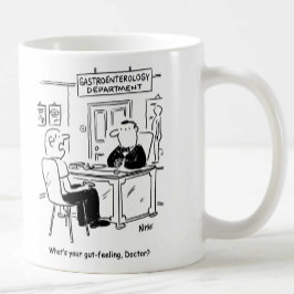 Caneca De Café Médico & Paciente no Consultório Médico - Intuição