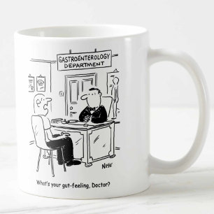 Caneca De Café Médico & Paciente no Consultório Médico - Intuição