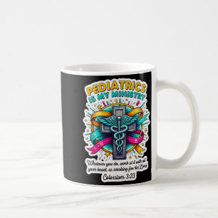 Caneca De Café Médico Pediatra Cristão Pediatria É Meu Min