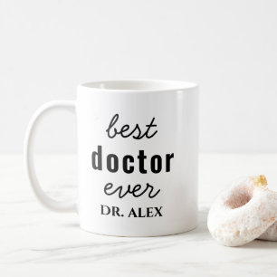 Caneca De Café Médico Personalizado Melhor de Todos Obrigado Médi