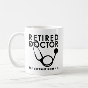 Caneca De Café Médico Reformado com Stethoscope e Sassy Engraça