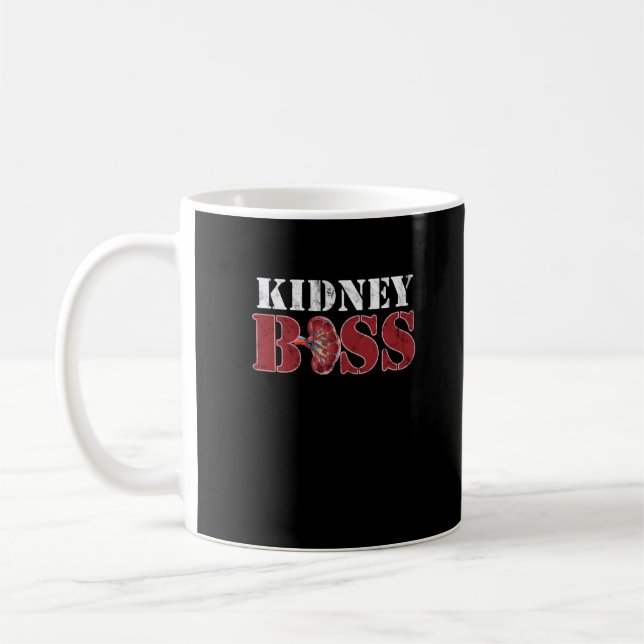 Caneca De Café Médico Renal Urologista Rim Chefe Urologia (Esquerda)