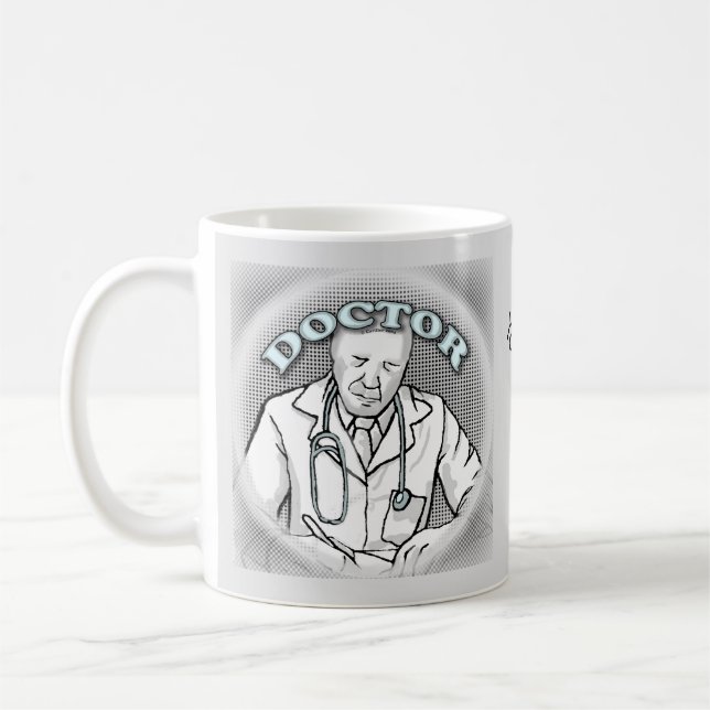 Caneca De Café Médico retrô (Esquerda)