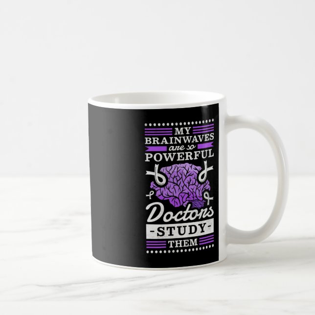 Caneca De Café Médicos estudam minhas poderosas ondas cerebrais (Direita)