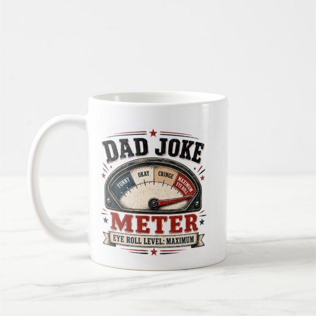 Caneca De Café Medidor de Piada de Pai  (Esquerda)
