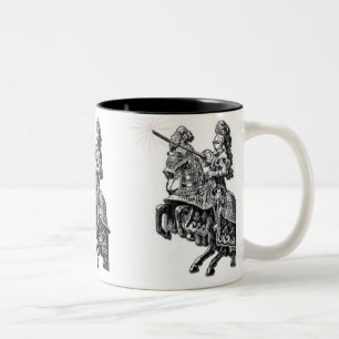 Caneca de café medieval dos cavaleiros
