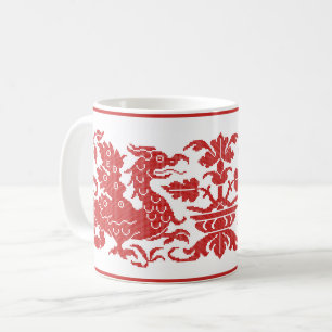 Caneca De Café Medieval/Renascença Wyverns Coffee Mug