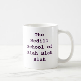 Caneca De Café Medill: Blá - blá