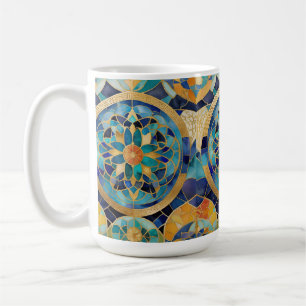 Caneca De Café Medina Maze: Design geométrico de inspiração marro