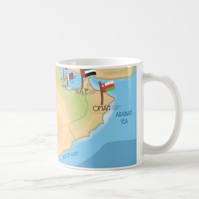 Caneca De Café Médio Oriente (Direita)