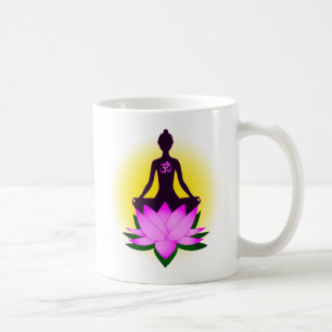 Caneca De Café Meditação da ioga