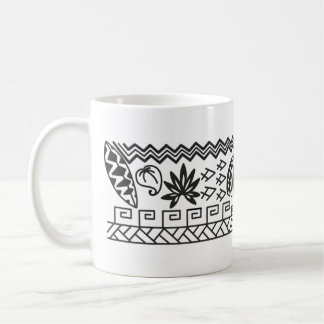 Caneca De Café Meditação de lua Tumulga polinésia
