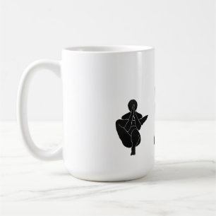 Caneca De Café Meditação, ioga, Atitude