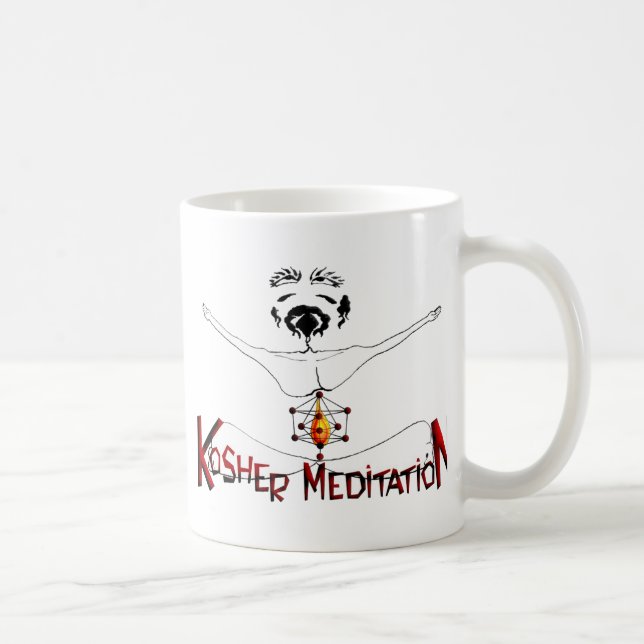 Caneca De Café Meditação Kosher (Direita)